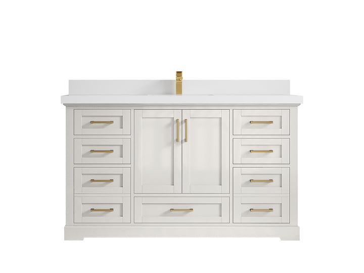 Boston 60 in. W x 22 in. D Single Sink Bathroom Vanity - photo 43