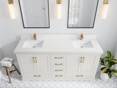 Boston 72 in. W x 22 in. D Double Sink Bathroom Vanity - photo 42