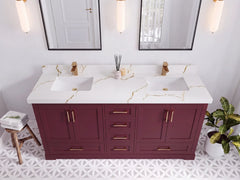 Boston 72 in. W x 22 in. D Double Sink Bathroom Vanity - photo 4