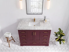Boston 48 in. W x 22 in. D Single Sink Bathroom Vanity - photo 6