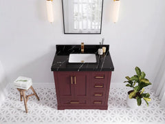 Boston 36 in. W x 22 in. D Center Sink Bathroom Vanity - photo 8