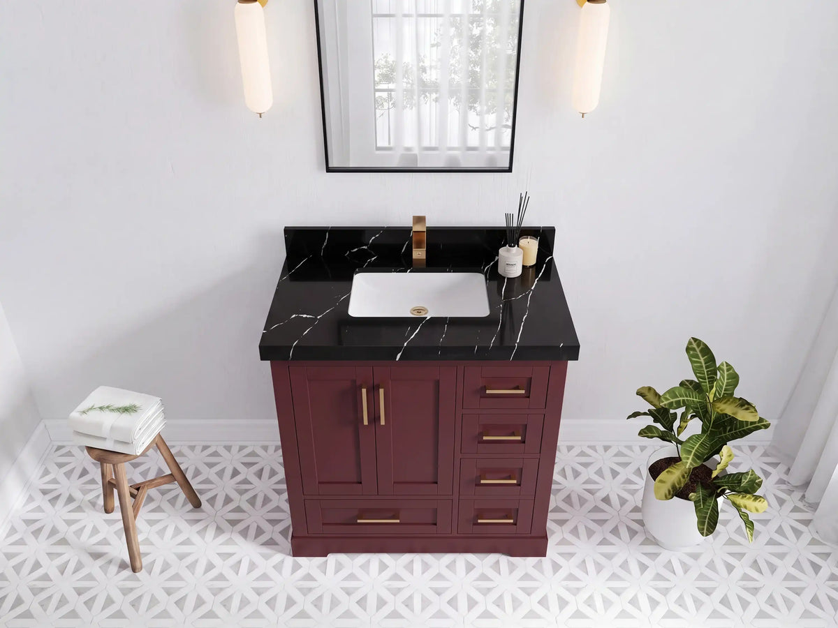 Boston 36 in. W x 22 in. D Center Sink Bathroom Vanity
