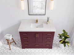 Boston 48 in. W x 22 in. D Single Sink Bathroom Vanity - photo 13
