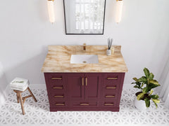 Boston 48 in. W x 22 in. D Single Sink Bathroom Vanity - photo 29