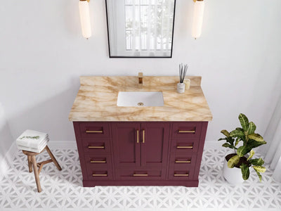 Boston 48 in. W x 22 in. D Single Sink Bathroom Vanity