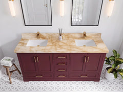Boston 72 in. W x 22 in. D Double Sink Bathroom Vanity - photo 28
