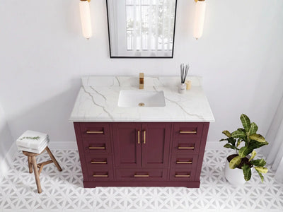 Boston 48 in. W x 22 in. D Single Sink Bathroom Vanity