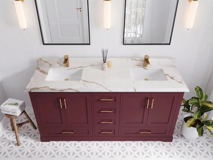 Boston 72 in. W x 22 in. D Double Sink Bathroom Vanity - photo 24