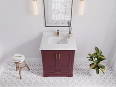 Boston 30 in. W x 22 in. D Single Sink Bathroom Vanity - photo 26