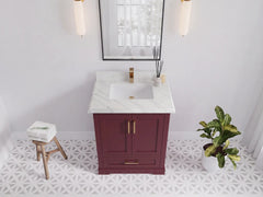 Boston 30 in. W x 22 in. D Single Sink Bathroom Vanity - photo 28