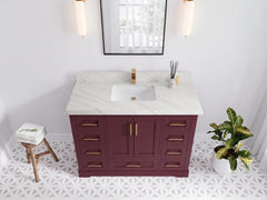 Boston 48 in. W x 22 in. D Single Sink Bathroom Vanity - photo 26