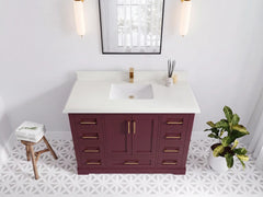 Boston 48 in. W x 22 in. D Single Sink Bathroom Vanity - photo 27