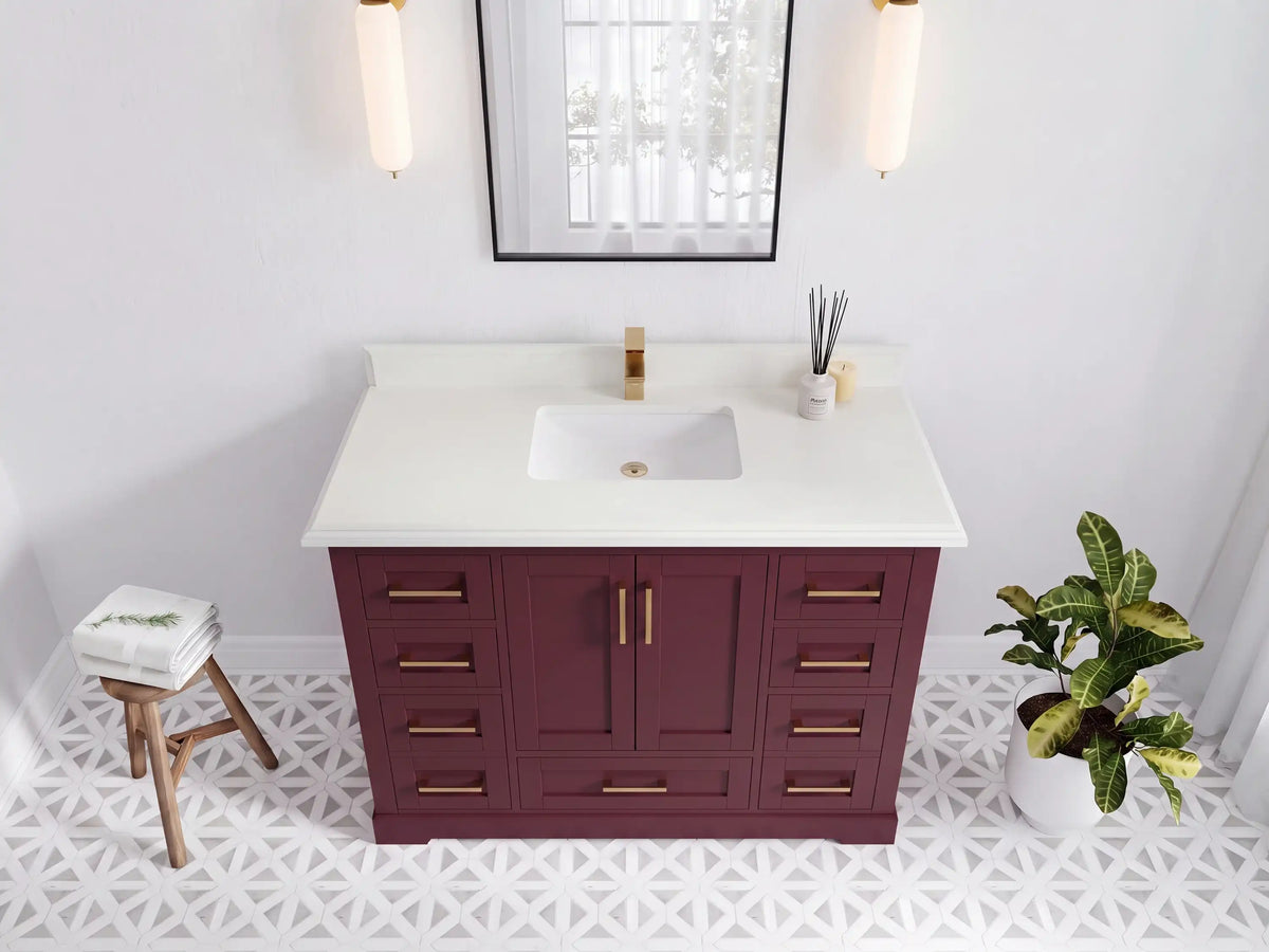 Boston 48 in. W x 22 in. D Single Sink Bathroom Vanity