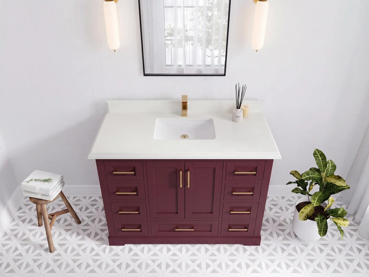 Boston 48 in. W x 22 in. D Single Sink Bathroom Vanity - photo 28