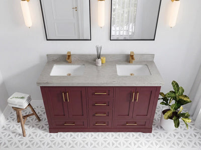 Boston 60 in. W x 22 in. D Double Sink Bathroom Vanity