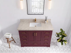 Boston 48 in. W x 22 in. D Single Sink Bathroom Vanity - photo 16