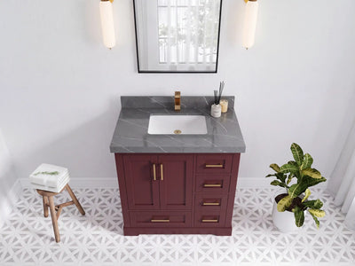 Boston 36 in. W x 22 in. D Center Sink Bathroom Vanity