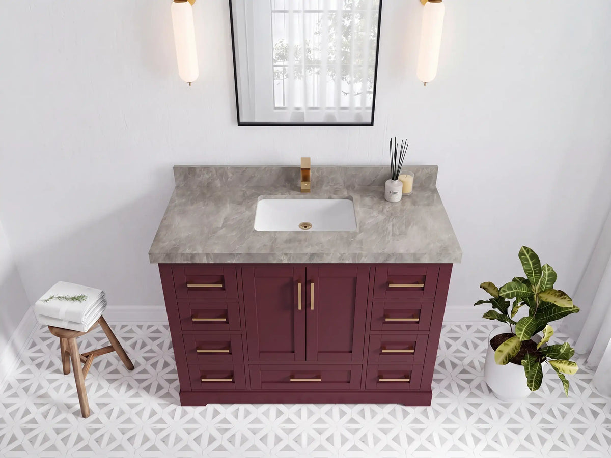 Boston 48 in. W x 22 in. D Single Sink Bathroom Vanity