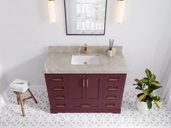 Boston 48 in. W x 22 in. D Single Sink Bathroom Vanity - photo 32