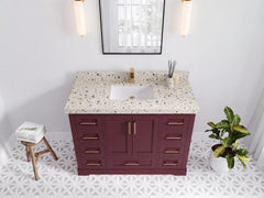 Boston 48 in. W x 22 in. D Single Sink Bathroom Vanity - photo 34