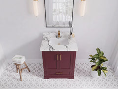 Boston 30 in. W x 22 in. D Single Sink Bathroom Vanity - photo 22