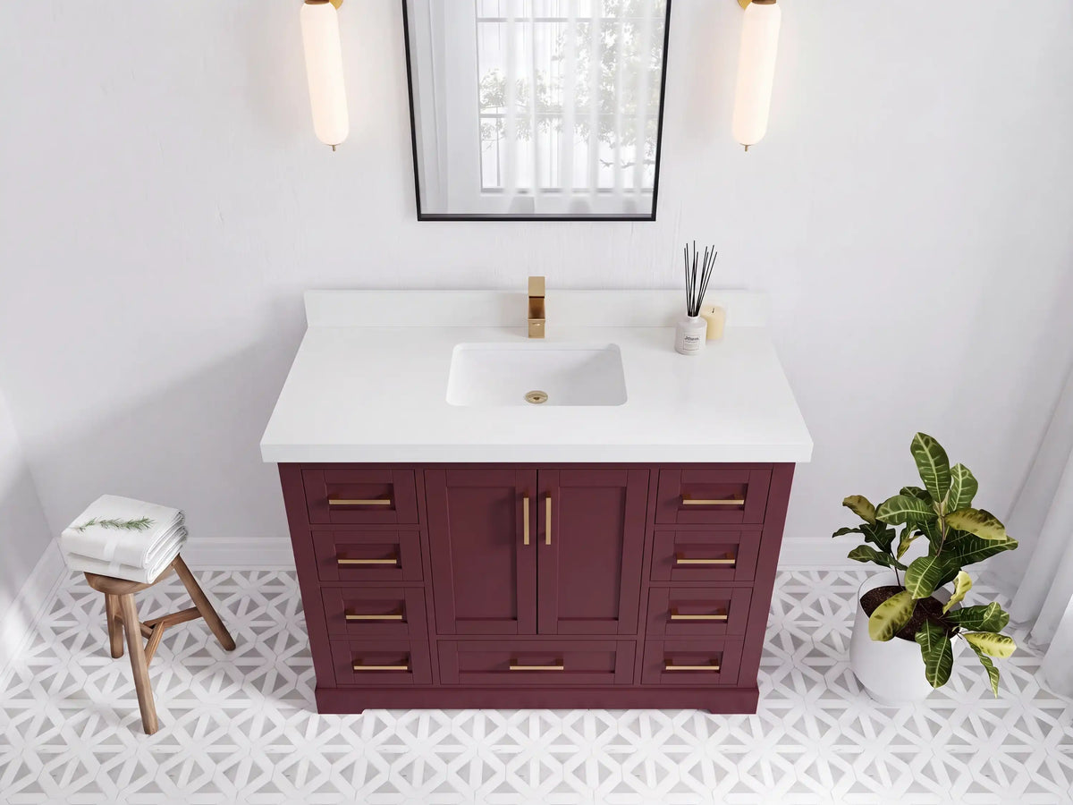 Boston 48 in. W x 22 in. D Single Sink Bathroom Vanity