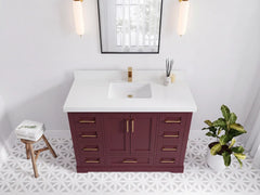 Boston 48 in. W x 22 in. D Single Sink Bathroom Vanity - photo 4