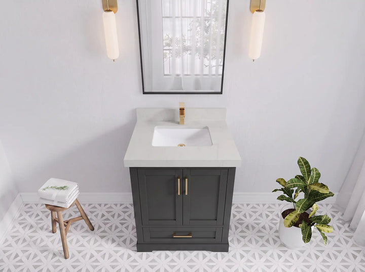 Boston 30 in. W x 22 in. D Single Sink Bathroom Vanity - photo 11