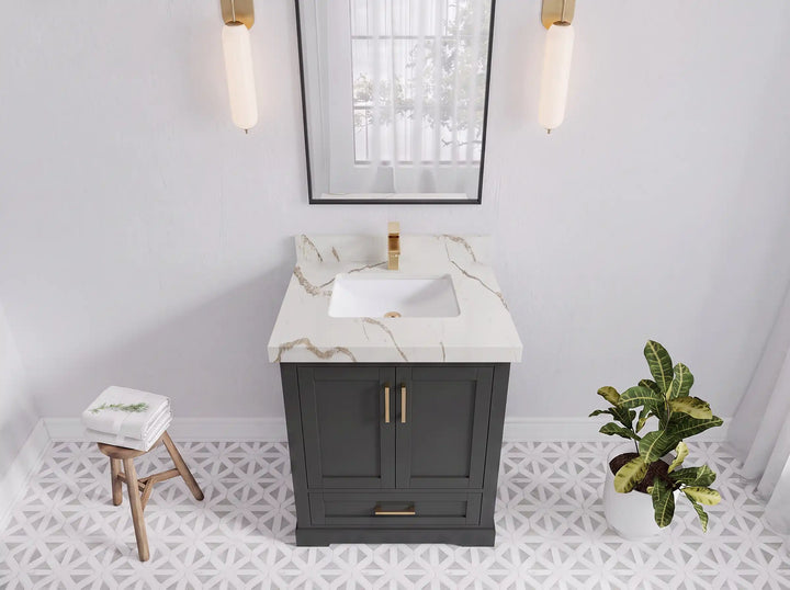 Boston 30 in. W x 22 in. D Single Sink Bathroom Vanity - photo 6