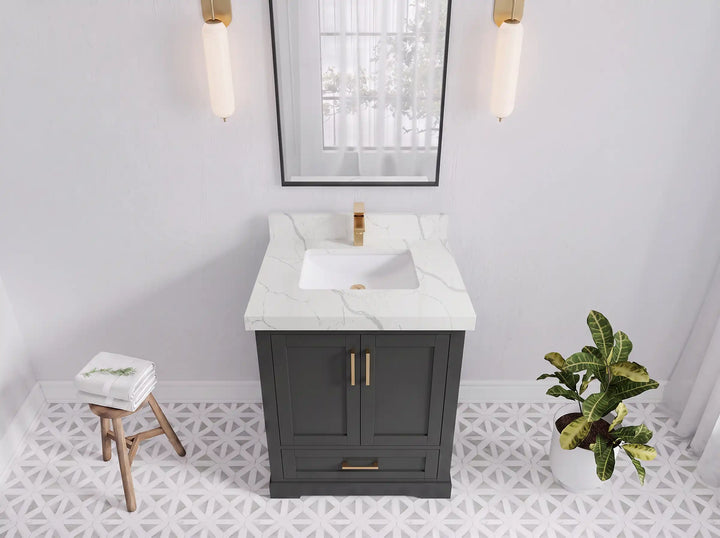 Boston 30 in. W x 22 in. D Single Sink Bathroom Vanity - photo 7