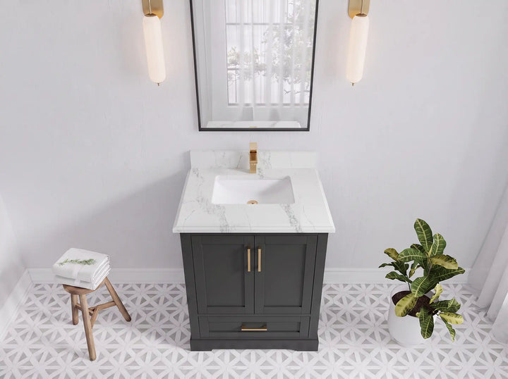 Boston 30 in. W x 22 in. D Single Sink Bathroom Vanity - photo 26