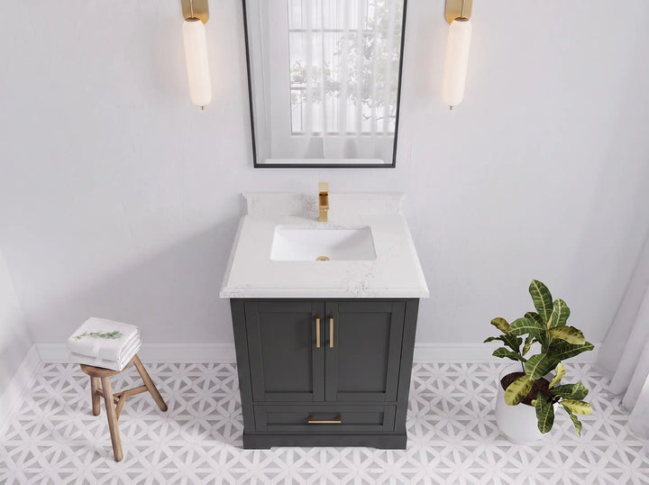 Boston 30 in. W x 22 in. D Single Sink Bathroom Vanity - photo 29