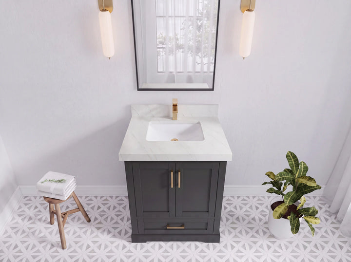 Boston 30 in. W x 22 in. D Single Sink Bathroom Vanity - photo 16