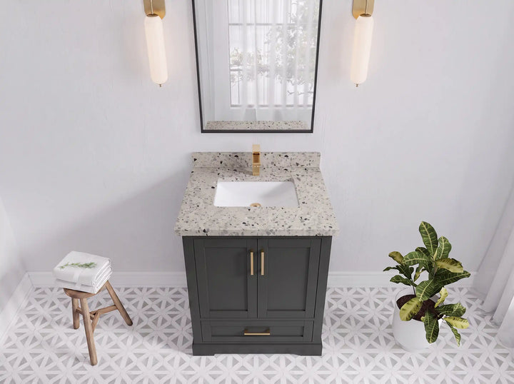 Boston 30 in. W x 22 in. D Single Sink Bathroom Vanity - photo 19