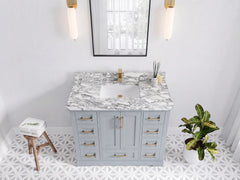 Boston 42 in. W x 22 in. D Single Sink Bathroom Vanity - photo 29