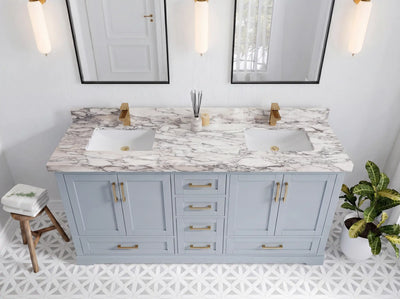 Boston 72 in. W x 22 in. D Double Sink Bathroom Vanity