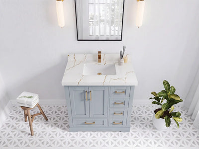 Boston 36 in. W x 22 in. D Center Sink Bathroom Vanity