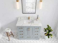 Boston 42 in. W x 22 in. D Single Sink Bathroom Vanity - photo 6