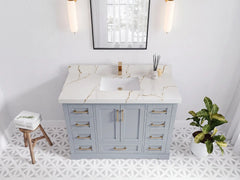 Boston 48 in. W x 22 in. D Single Sink Bathroom Vanity - photo 5