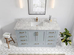 Boston 60 in. W x 22 in. D Single Sink Bathroom Vanity - photo 8