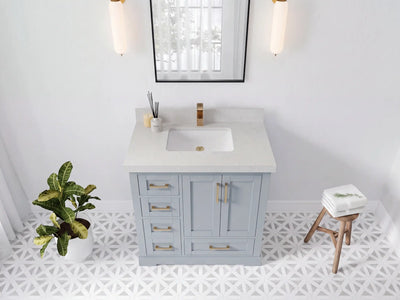 Boston 36 in. W x 22 in. D Center Sink Bathroom Vanity