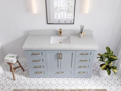 Boston 60 in. W x 22 in. D Single Sink Bathroom Vanity