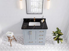 Boston 36 in. W x 22 in. D Center Sink Bathroom Vanity - photo 10