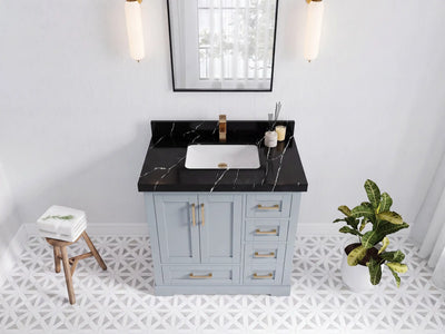 Boston 36 in. W x 22 in. D Center Sink Bathroom Vanity