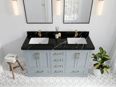 Boston 60 in. W x 22 in. D Double Sink Bathroom Vanity