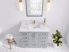 Boston 42 in. W x 22 in. D Single Sink Bathroom Vanity - photo 10