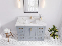 Boston 48 in. W x 22 in. D Single Sink Bathroom Vanity - photo 9