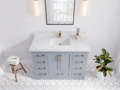 Boston 48 in. W x 22 in. D Single Sink Bathroom Vanity - photo 10