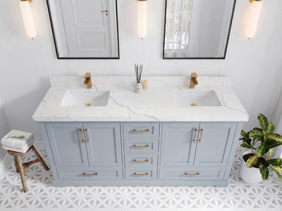 Boston 72 in. W x 22 in. D Double Sink Bathroom Vanity