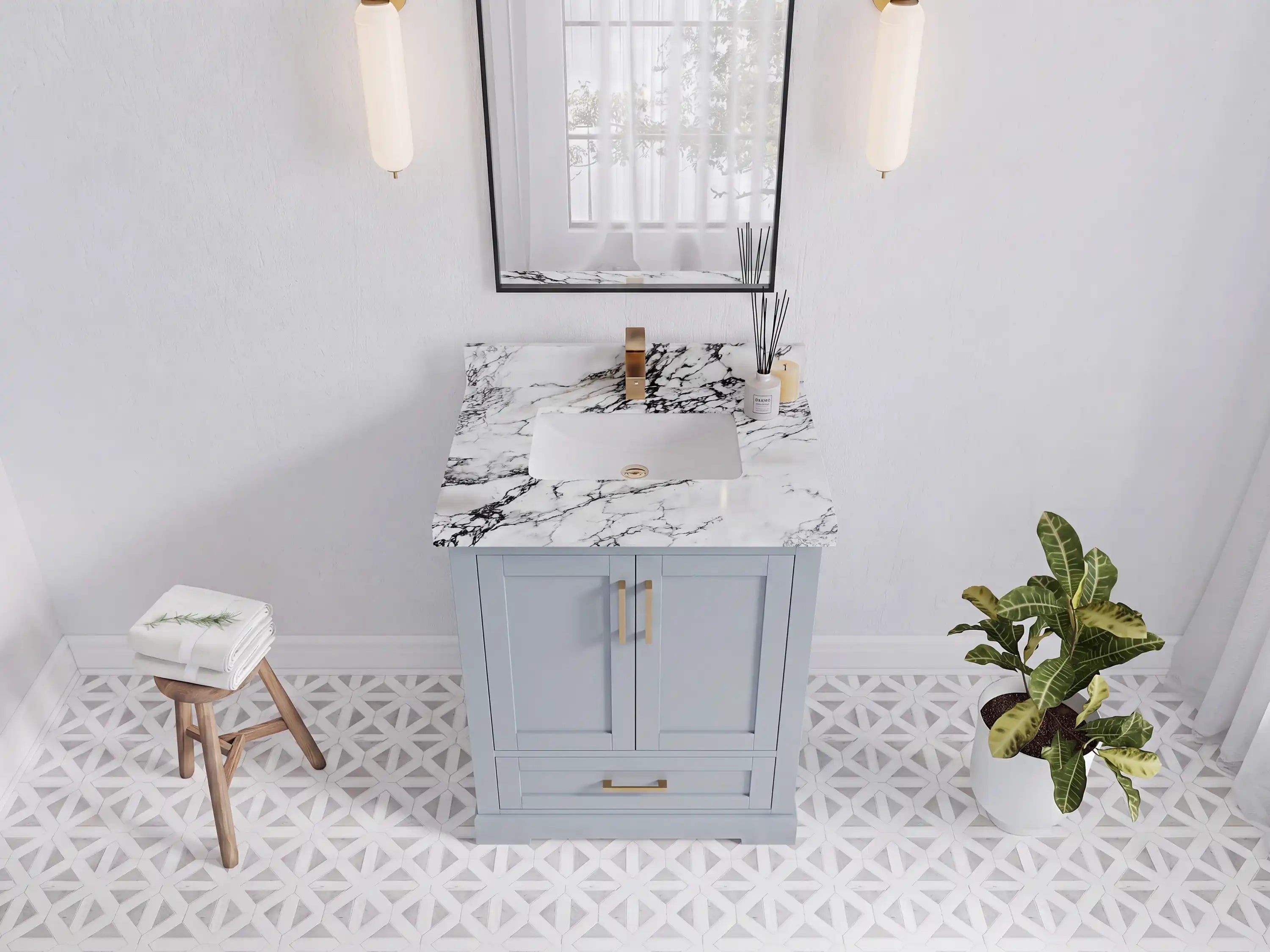 Boston 30 in. W x 22 in. D Single Sink Bathroom Vanity